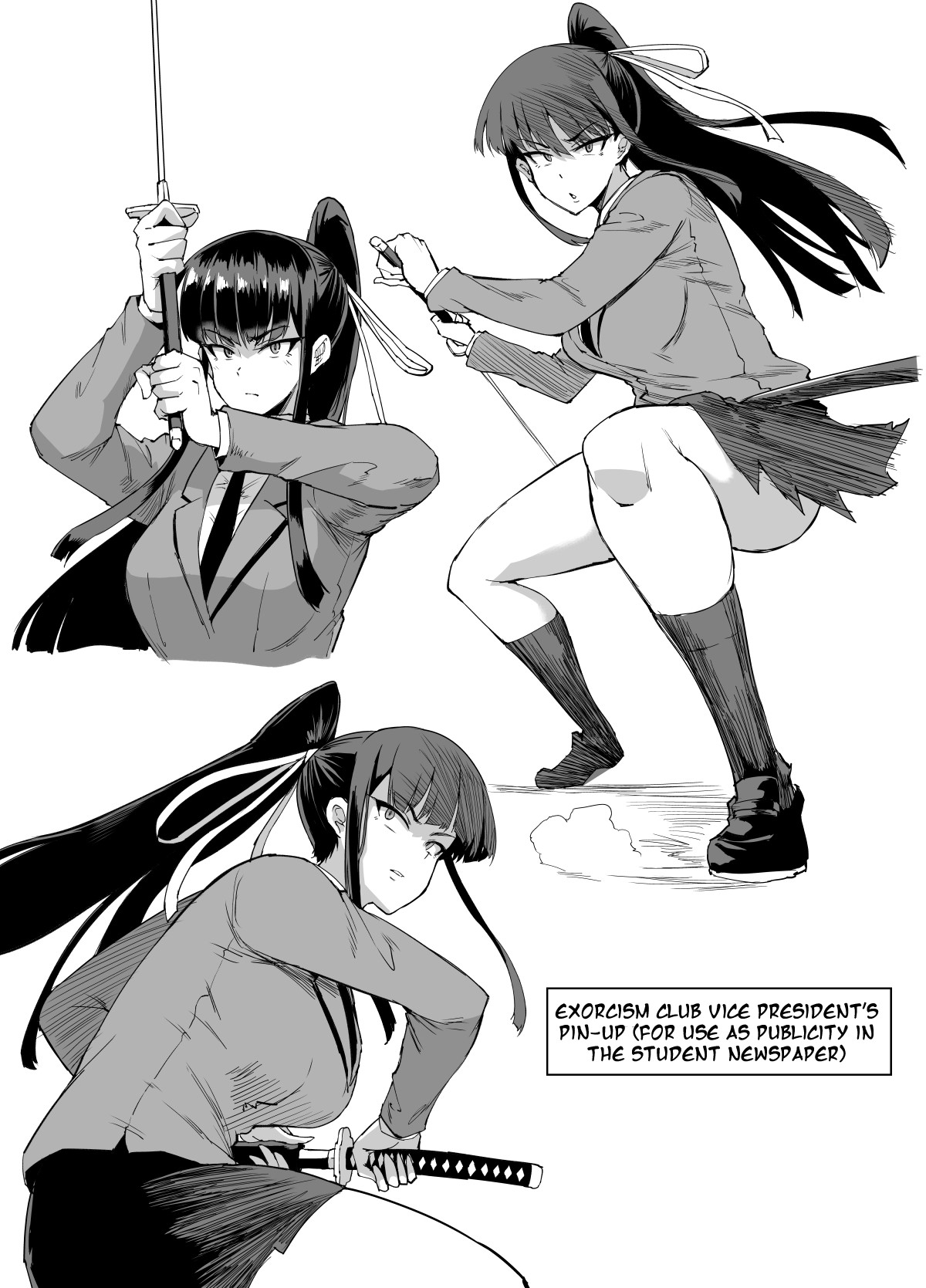 Hentai Manga Comic-Exorcism Club For Black-Haired Girls With Ponytails-Read-81